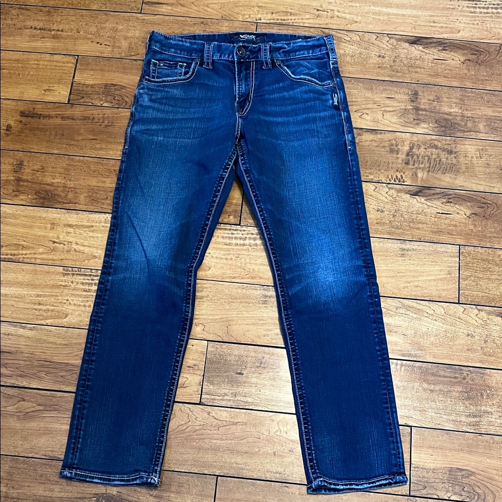 Men's Dark Blue Slim Fit Jeans